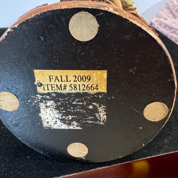 Vintage 2009 Rustic Brown wheat, harvest, Angel Figurine 10 1/2“ - Picture 6 of 7